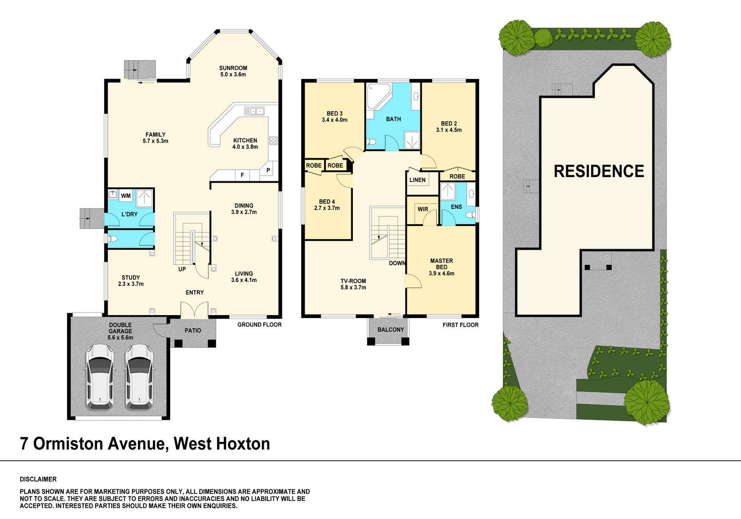 Floorplan of Homely house listing, 7 Ormiston Avenue, West Hoxton NSW 2171