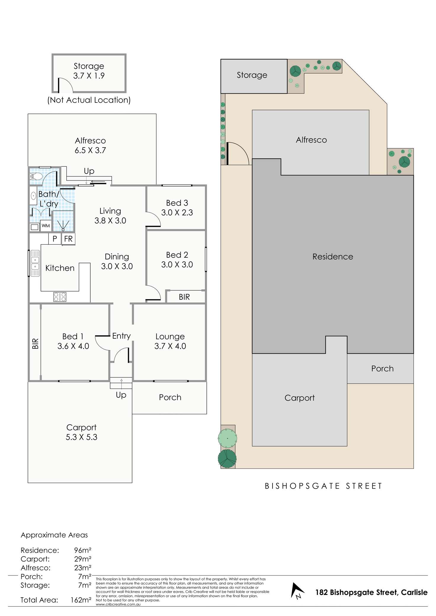 Floorplan of Homely house listing, 182 Bishopsgate Street, Carlisle WA 6101