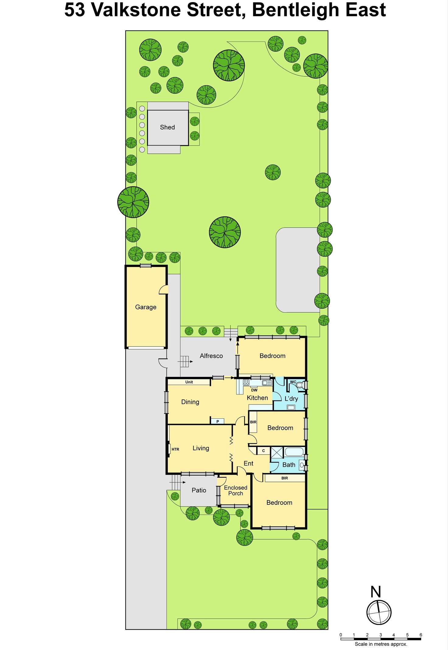 Floorplan of Homely house listing, 53 Valkstone Street, Bentleigh East VIC 3165