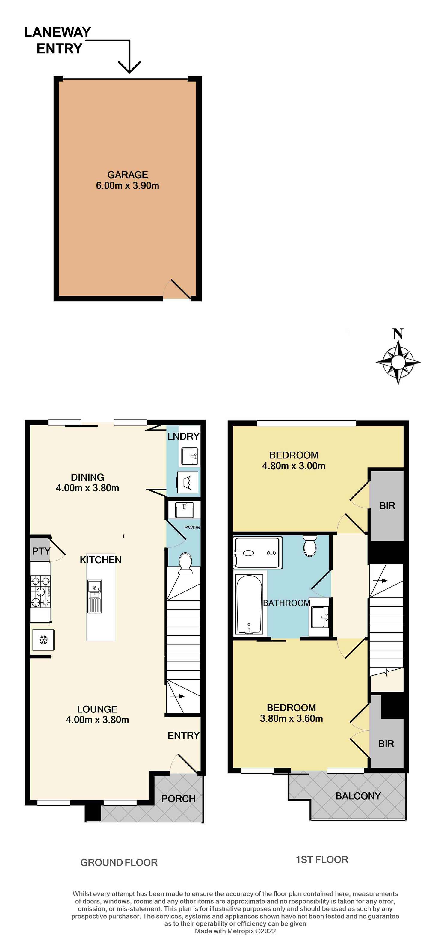Floorplan of Homely townhouse listing, 11 Merrimack Crescent, Keysborough VIC 3173