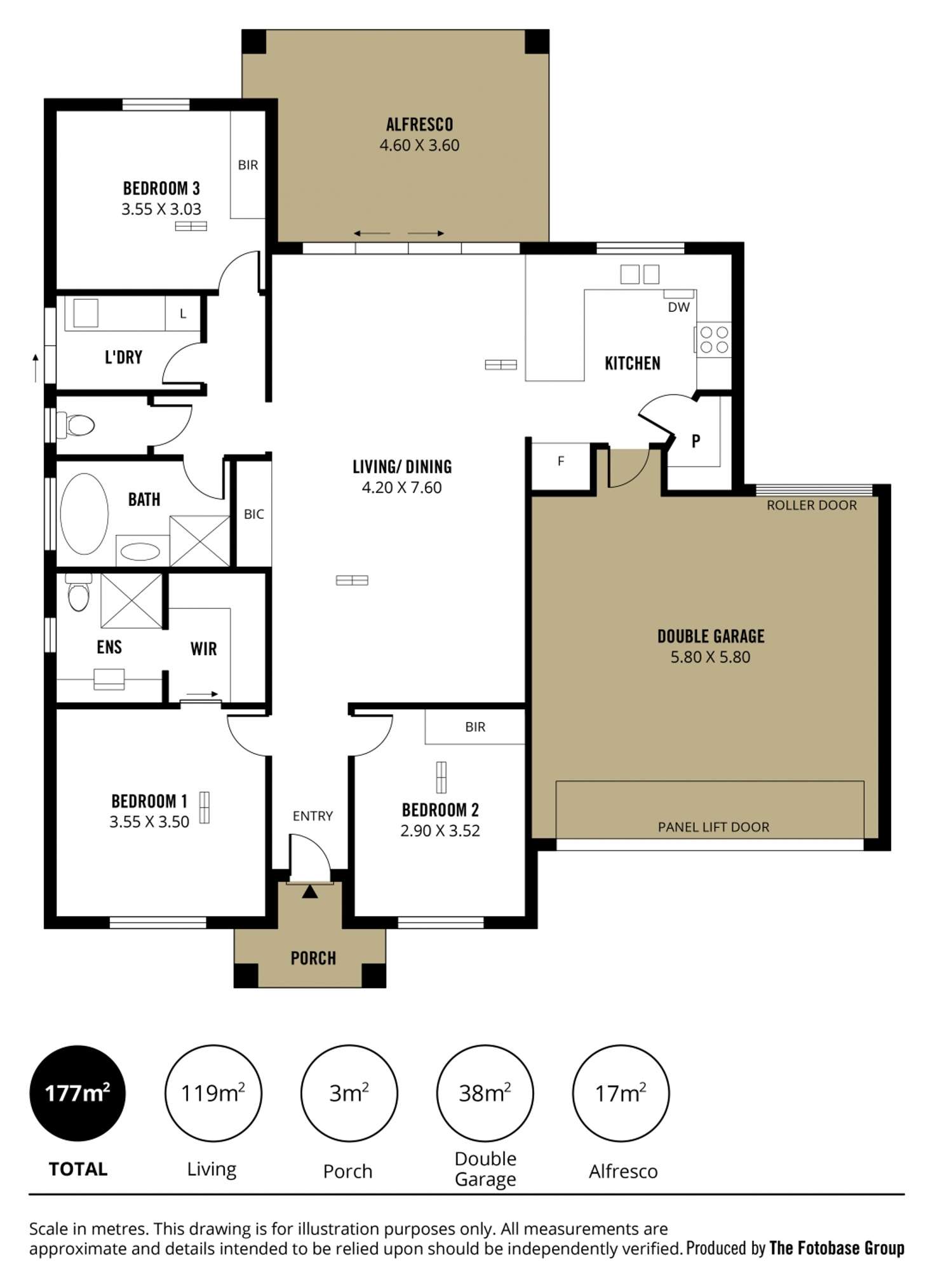 Floorplan of Homely house listing, 37 Denver Drive, Parafield Gardens SA 5107