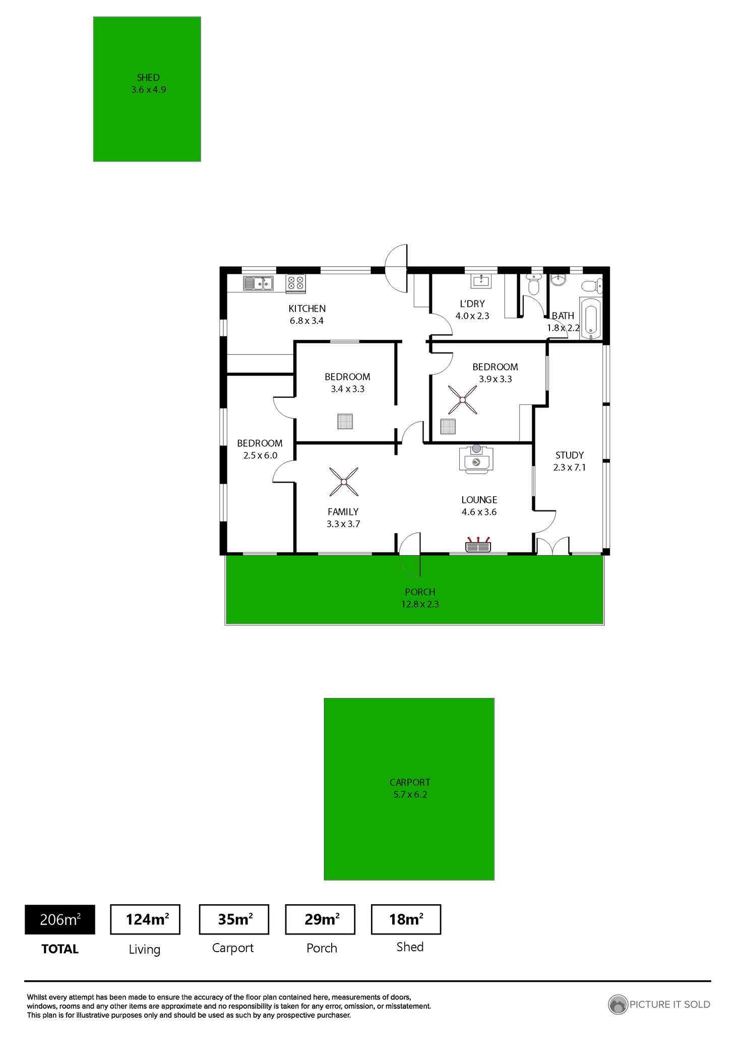 Floorplan of Homely house listing, 14 Seaview Avenue, Hallett Cove SA 5158