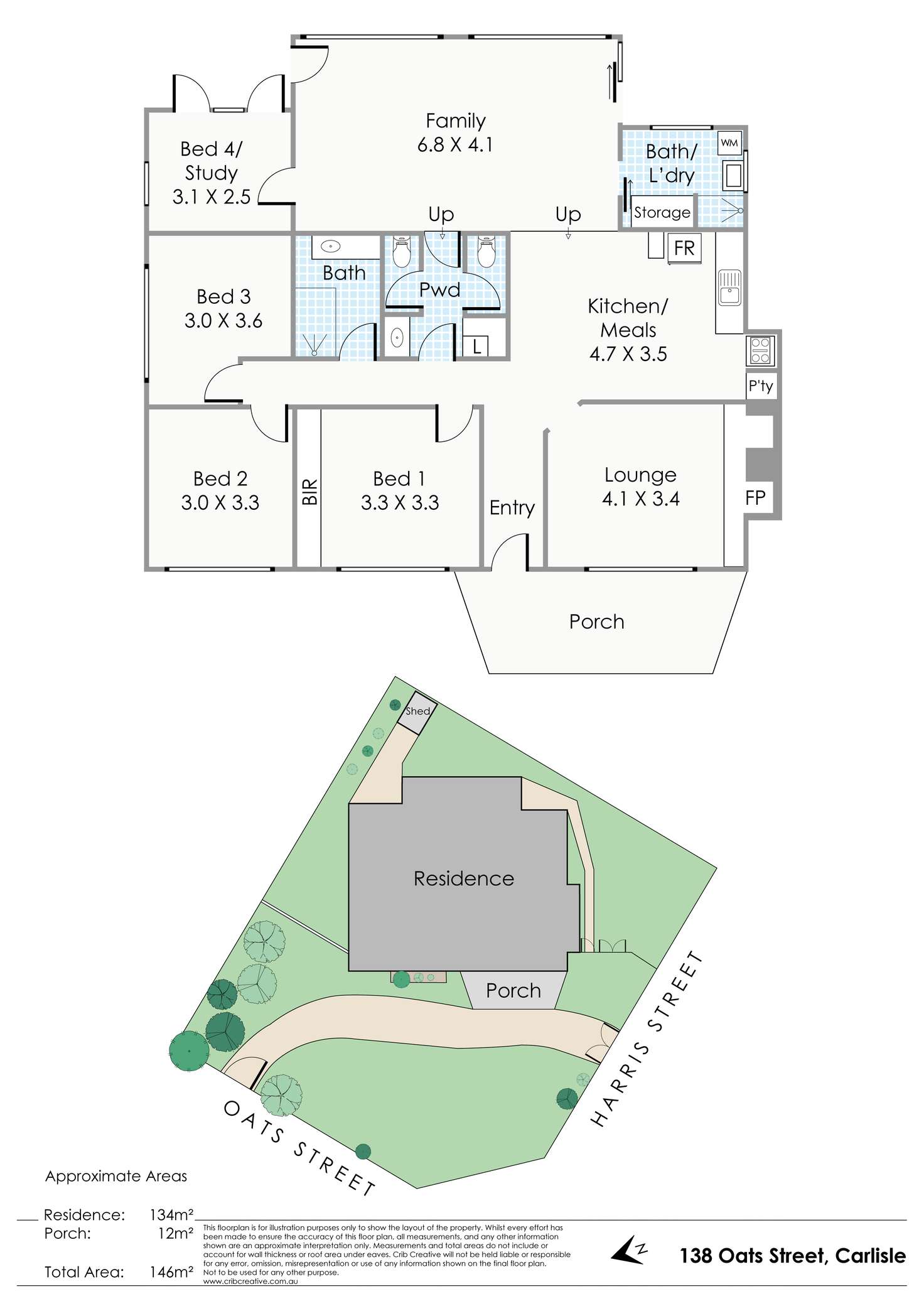 Floorplan of Homely house listing, 138 Oats Street, Carlisle WA 6101