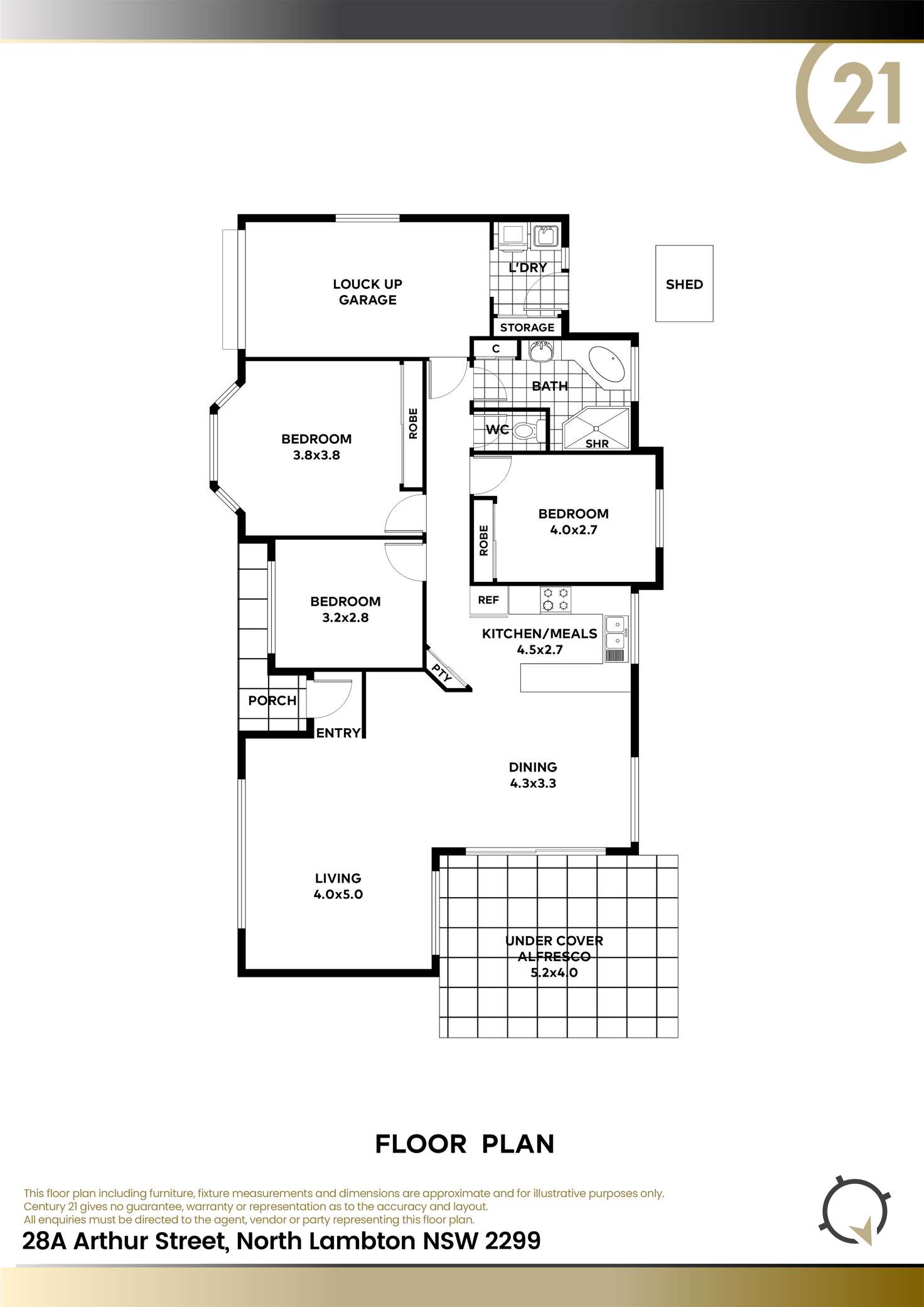 Floorplan of Homely house listing, 28A Arthur Street, North Lambton NSW 2299