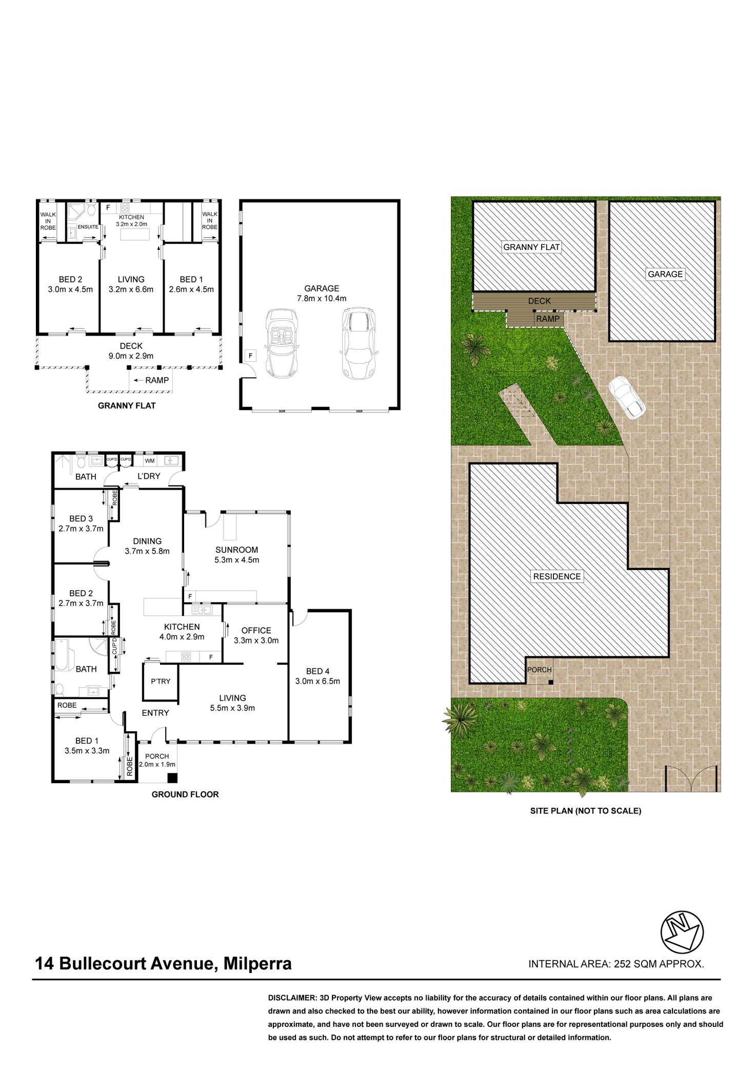 Floorplan of Homely flat listing, 14a Bullecourt Avenue, Milperra NSW 2214