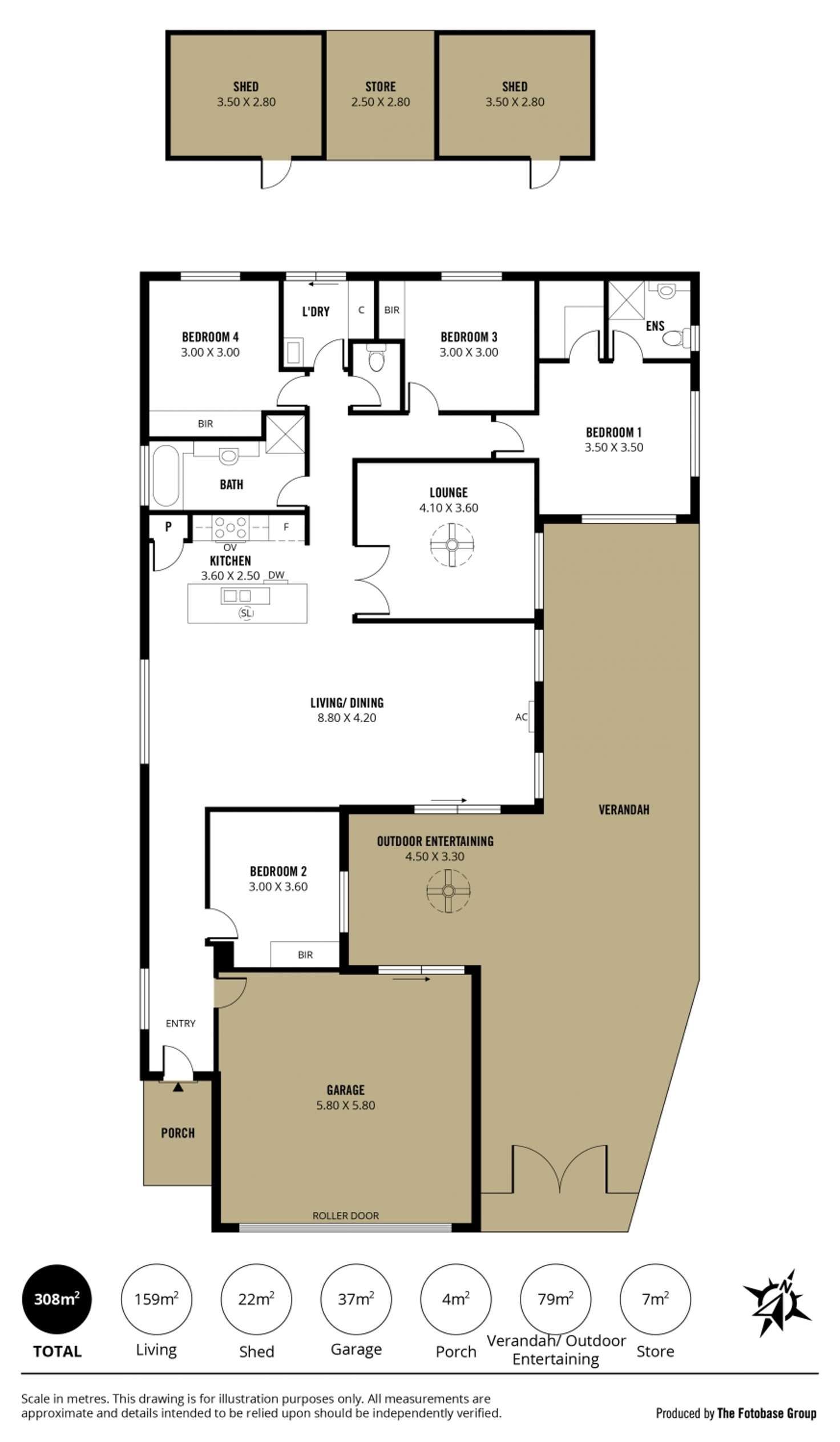 Floorplan of Homely house listing, 15 Nation Court, Encounter Bay SA 5211