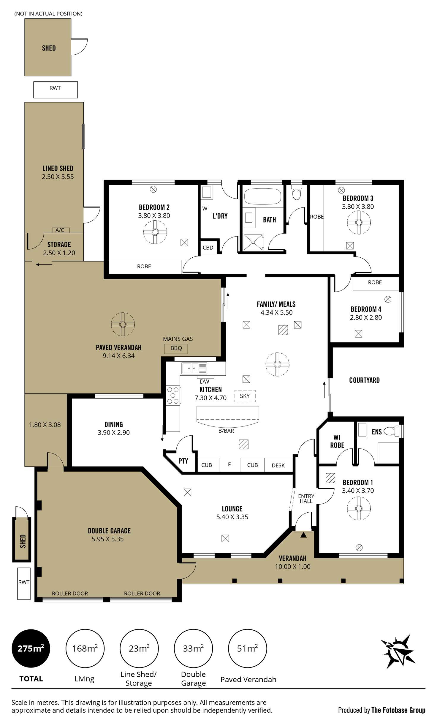 Floorplan of Homely house listing, 14 Victoria Avenue, Woodcroft SA 5162