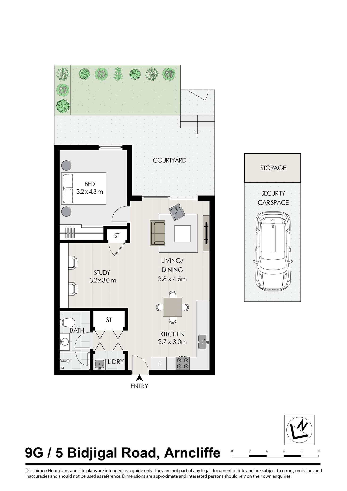 Floorplan of Homely apartment listing, G9/5 Bidjigal Road, Arncliffe NSW 2205