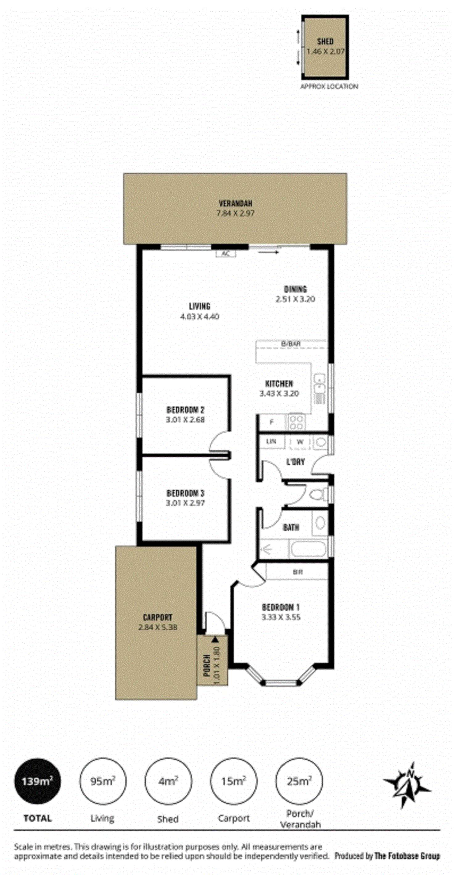 Floorplan of Homely house listing, 13 Peppermint Grove, Noarlunga Downs SA 5168