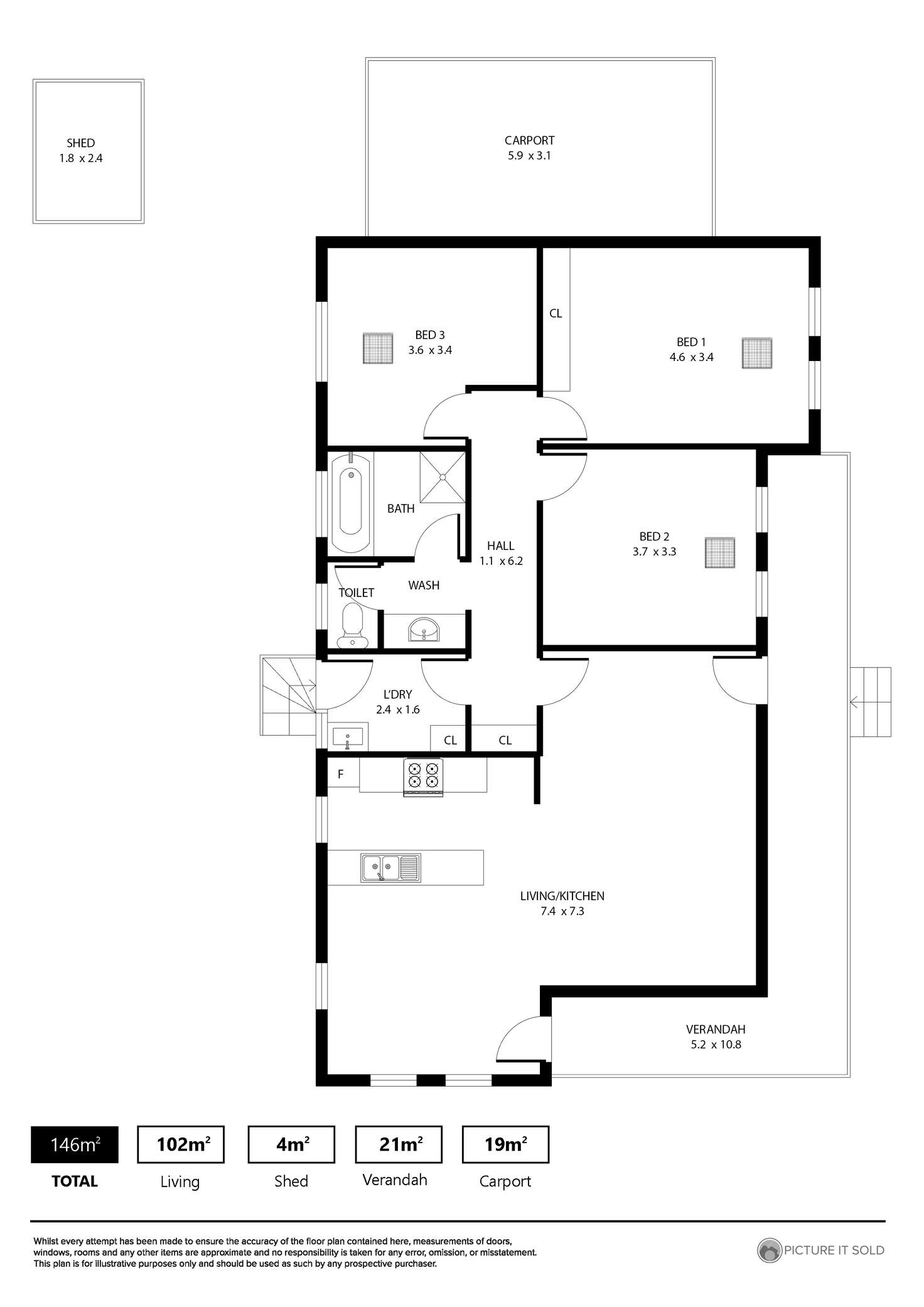 Floorplan of Homely house listing, Lot 810 Coghill Street, Kapunda SA 5373
