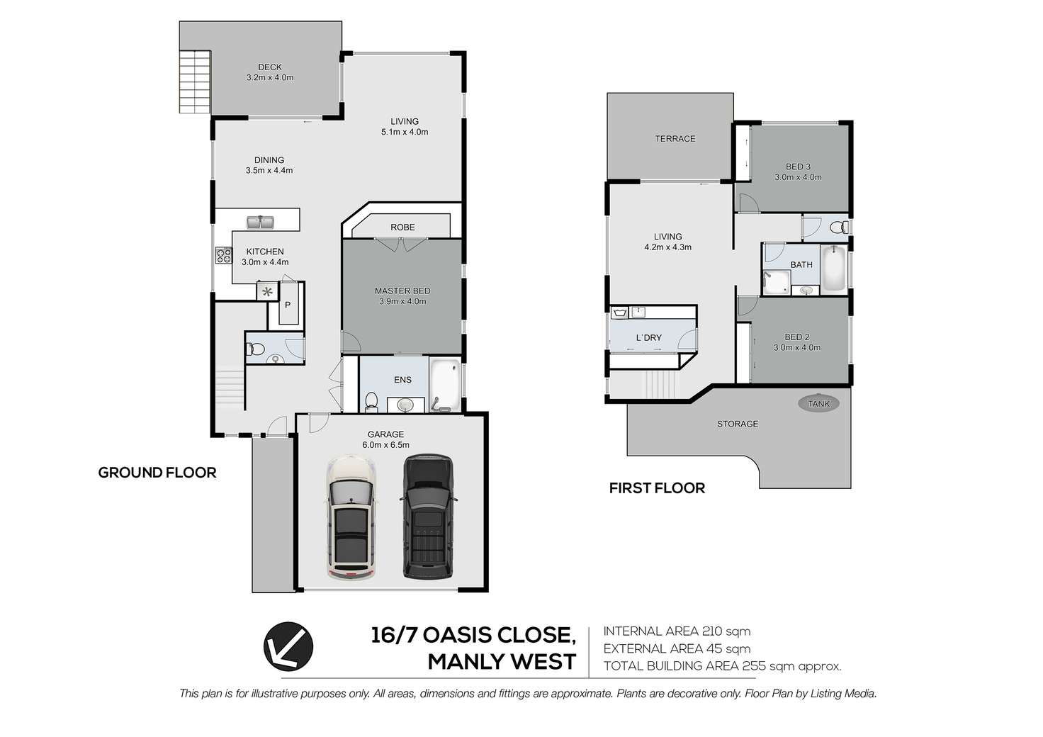 Floorplan of Homely house listing, 16/7 Oasis Close, Manly West QLD 4179