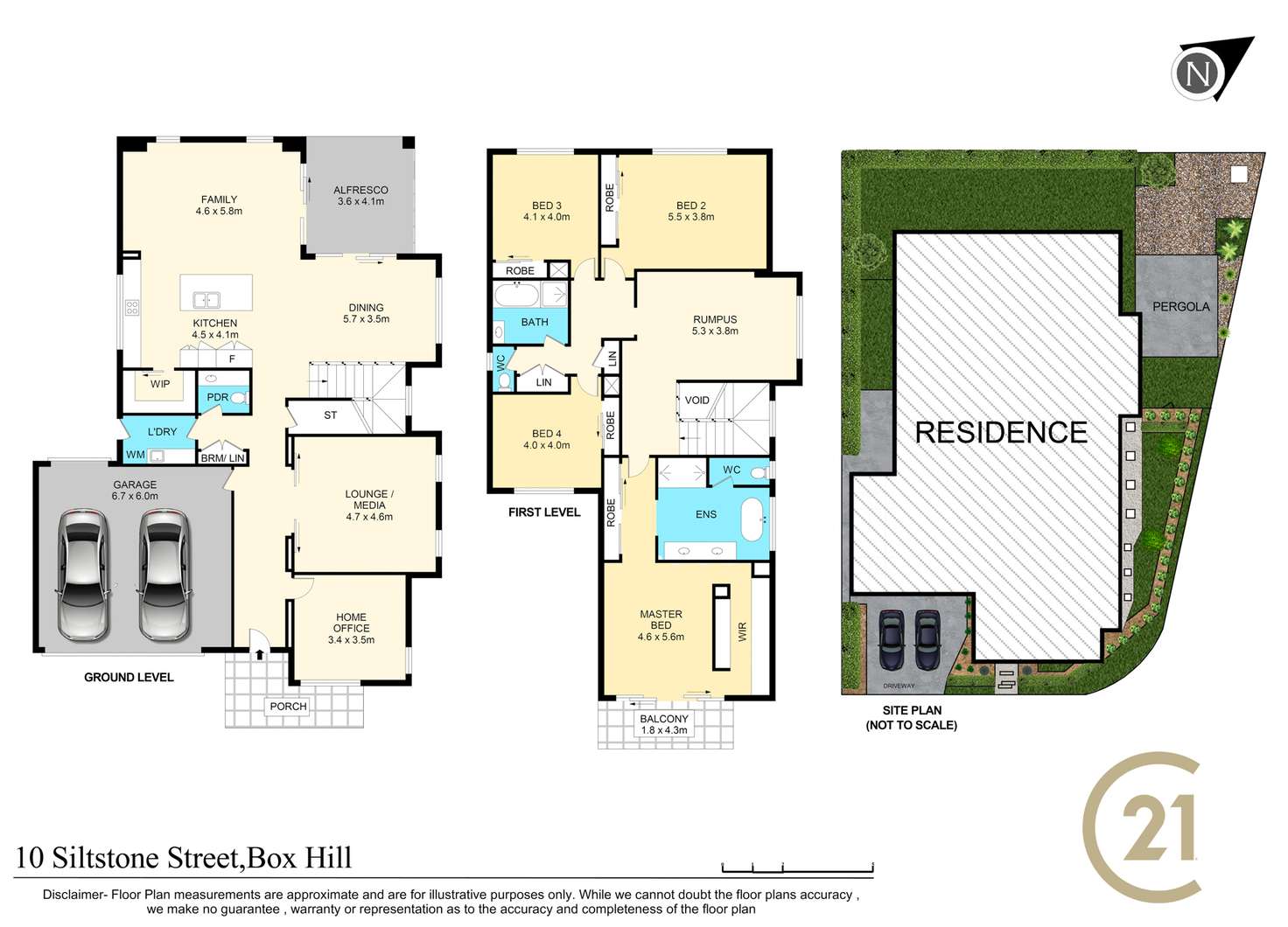 Floorplan of Homely house listing, 10 Siltstone Street, Box Hill NSW 2765