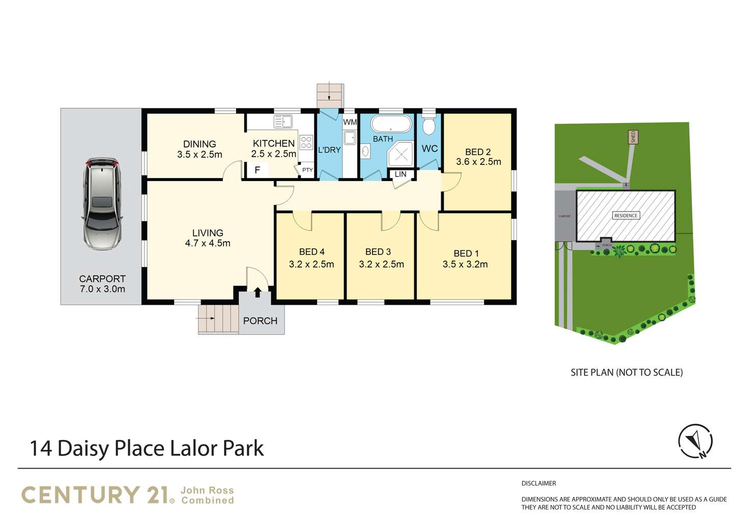 Floorplan of Homely house listing, 14 Daisy Place, Lalor Park NSW 2147