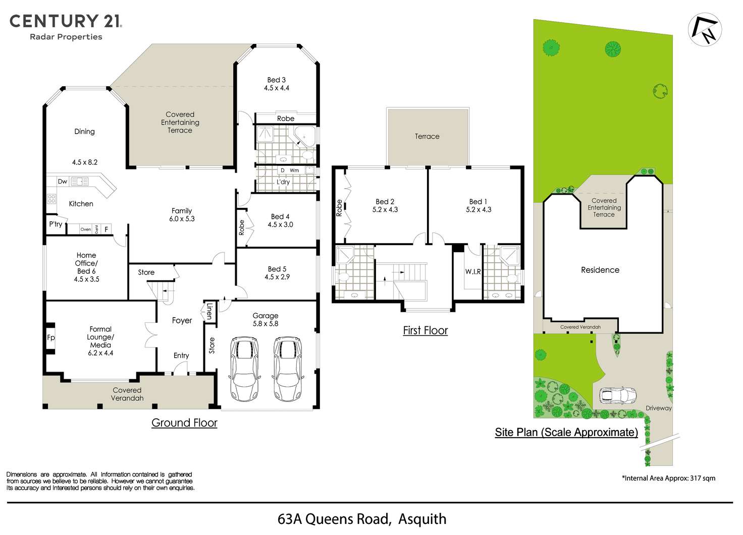 Floorplan of Homely house listing, 63A Queens Road, Asquith NSW 2077