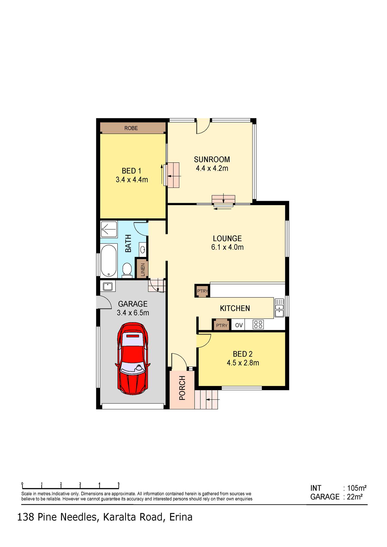 Floorplan of Homely retirement listing, 138/61 Karalta Road, Erina NSW 2250