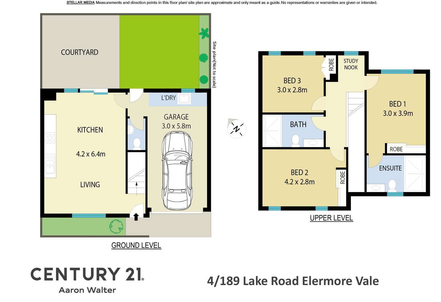 Floorplan of Homely townhouse listing, 4/189 Lake Road, Elermore Vale NSW 2287