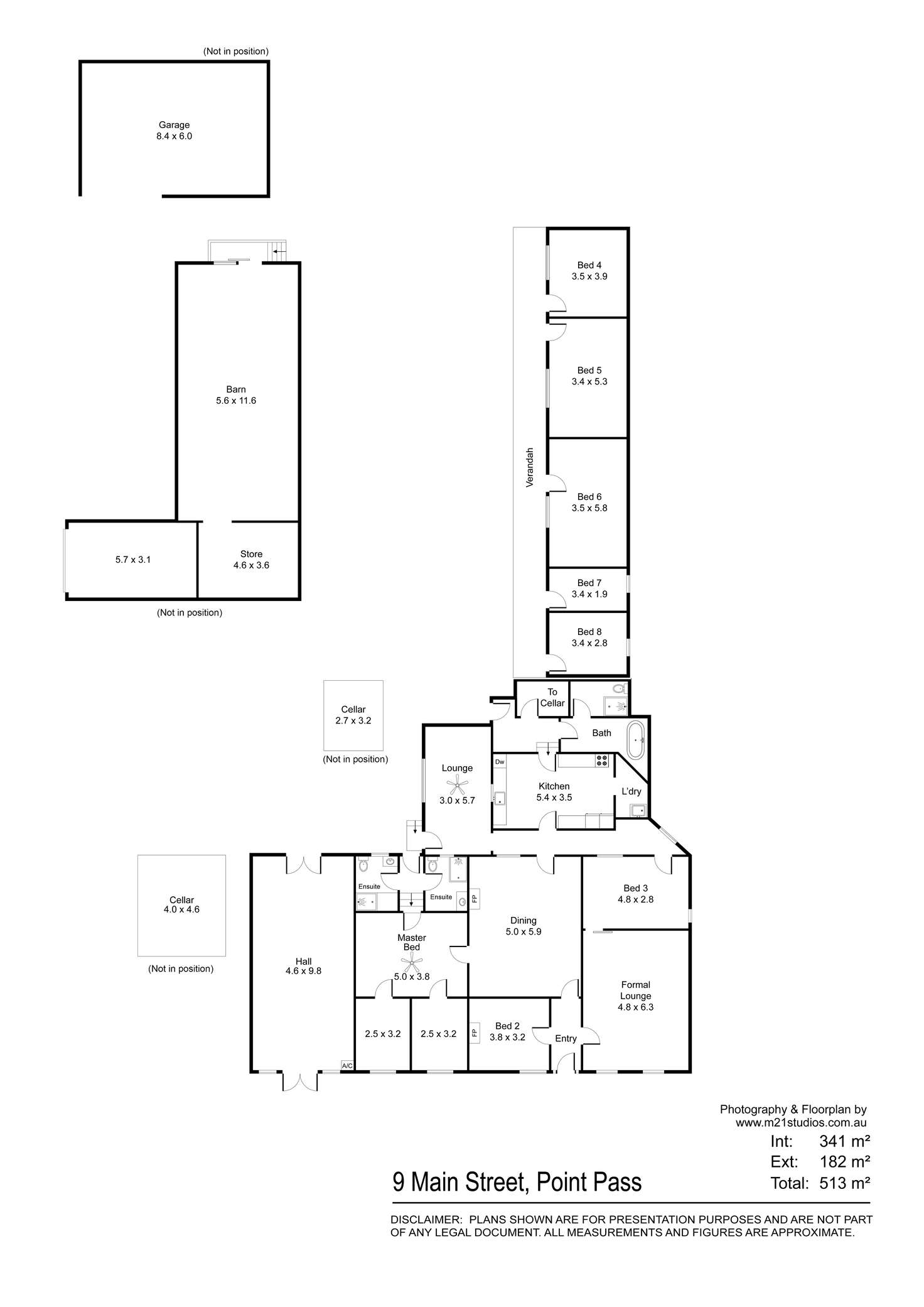 Floorplan of Homely house listing, 9 Main Street, Point Pass SA 5374