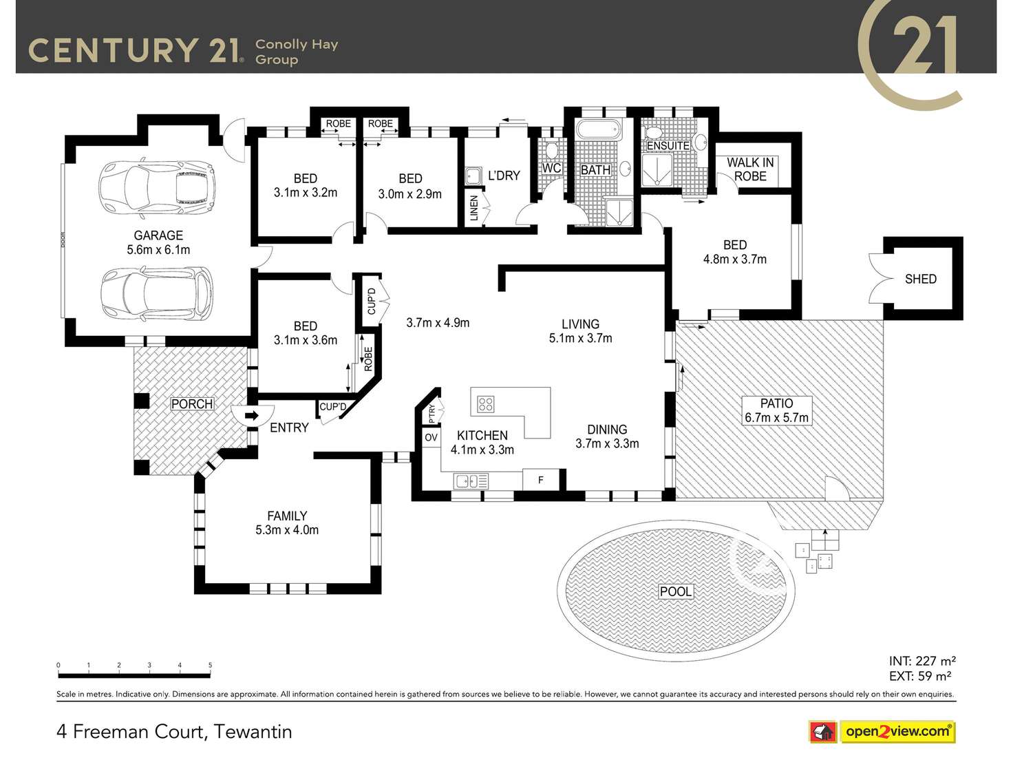 Floorplan of Homely house listing, 4 Freeman Court, Tewantin QLD 4565