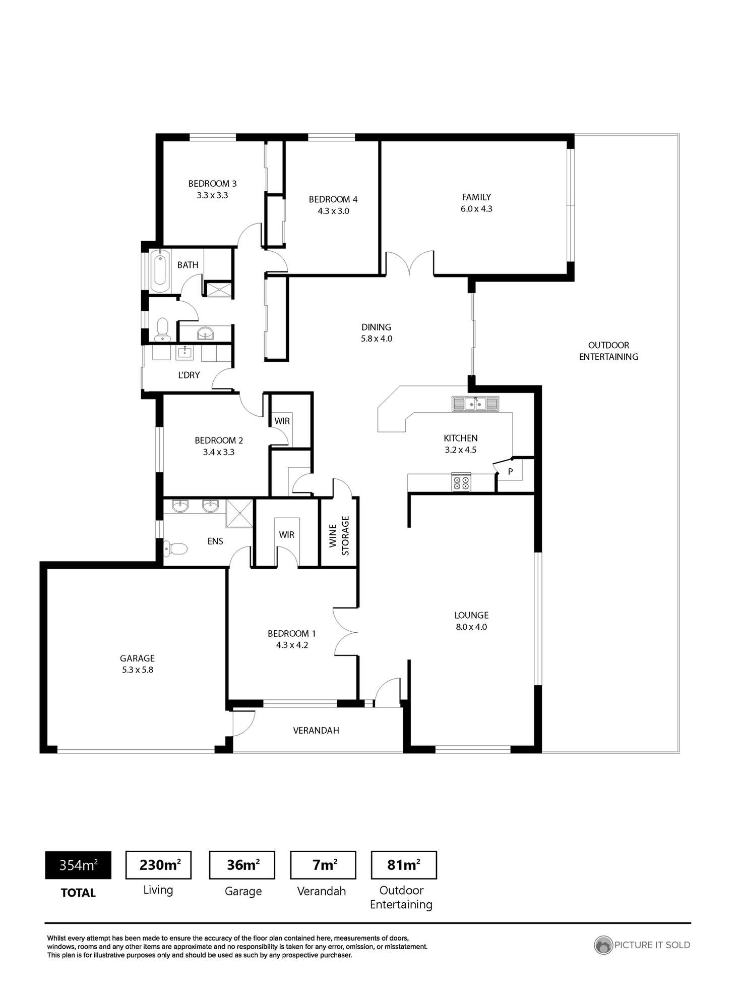 Floorplan of Homely acreageSemiRural listing, 72 Penrice Road, Penrice SA 5353