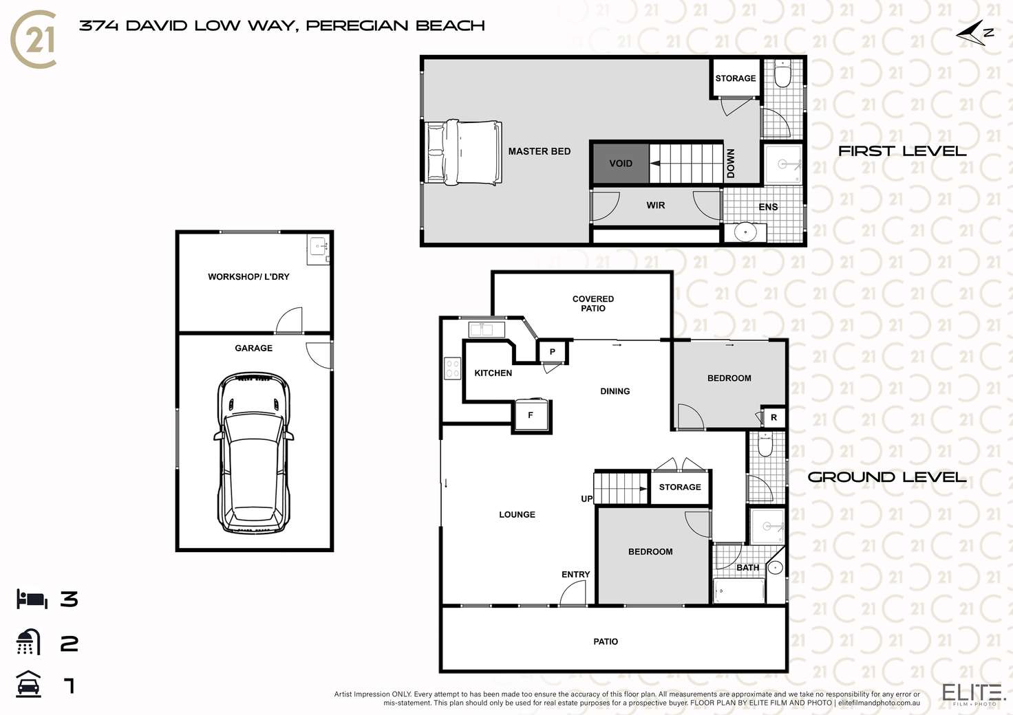 Floorplan of Homely house listing, 374 David Low Way, Peregian Beach QLD 4573