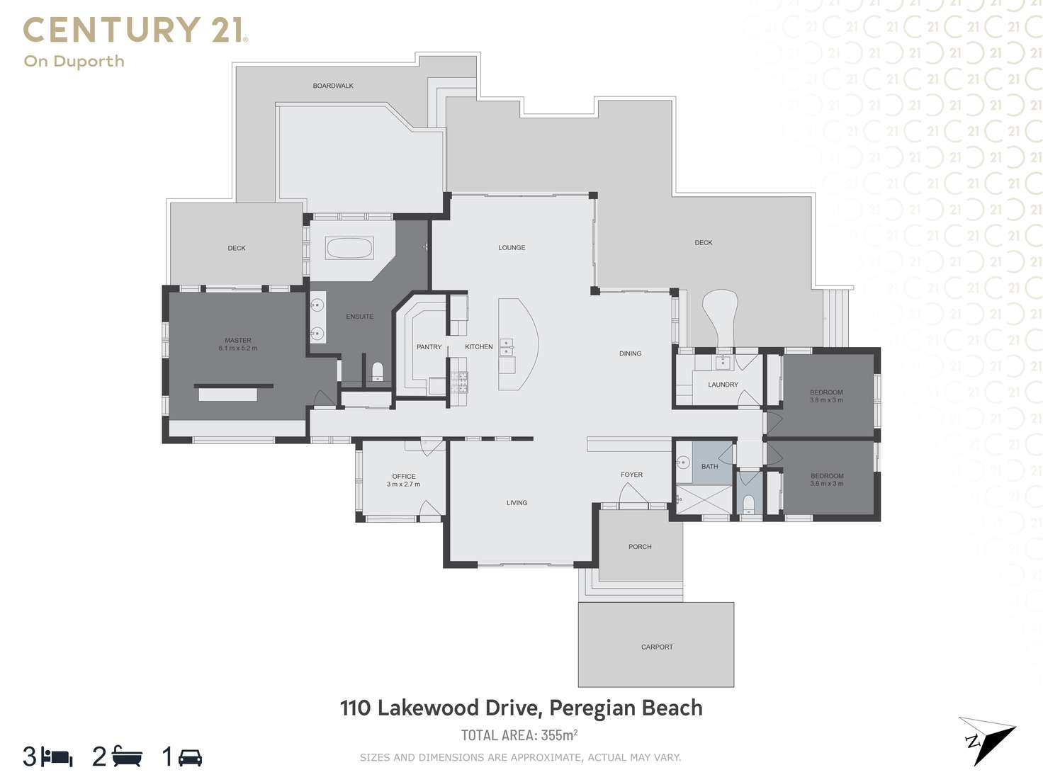 Floorplan of Homely house listing, 110 Lakewood Drive, Peregian Beach QLD 4573