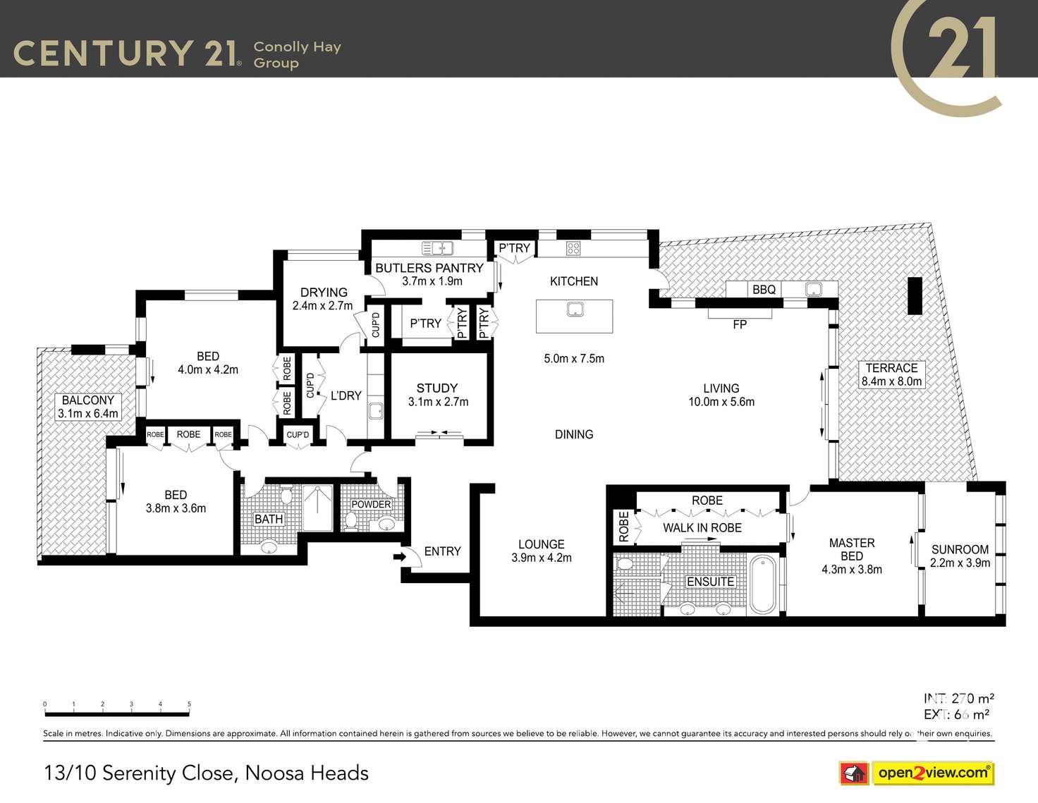 Floorplan of Homely apartment listing, 13/10 Serenity Close, Noosa Heads QLD 4567