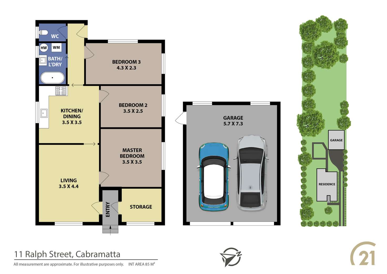 Floorplan of Homely house listing, 11 Ralph Street, Cabramatta NSW 2166