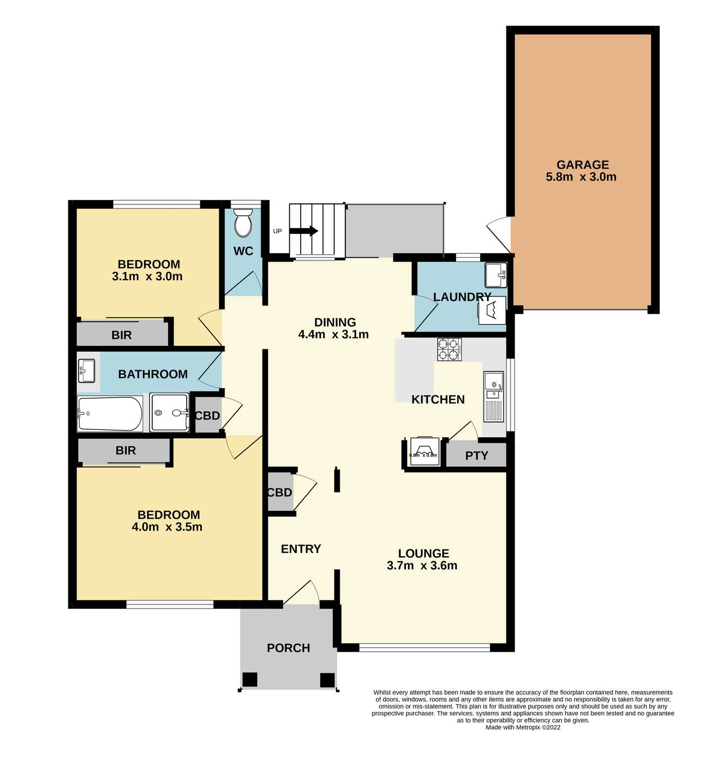 Floorplan of Homely unit listing, 2/33 Benga Avenue, Dandenong VIC 3175