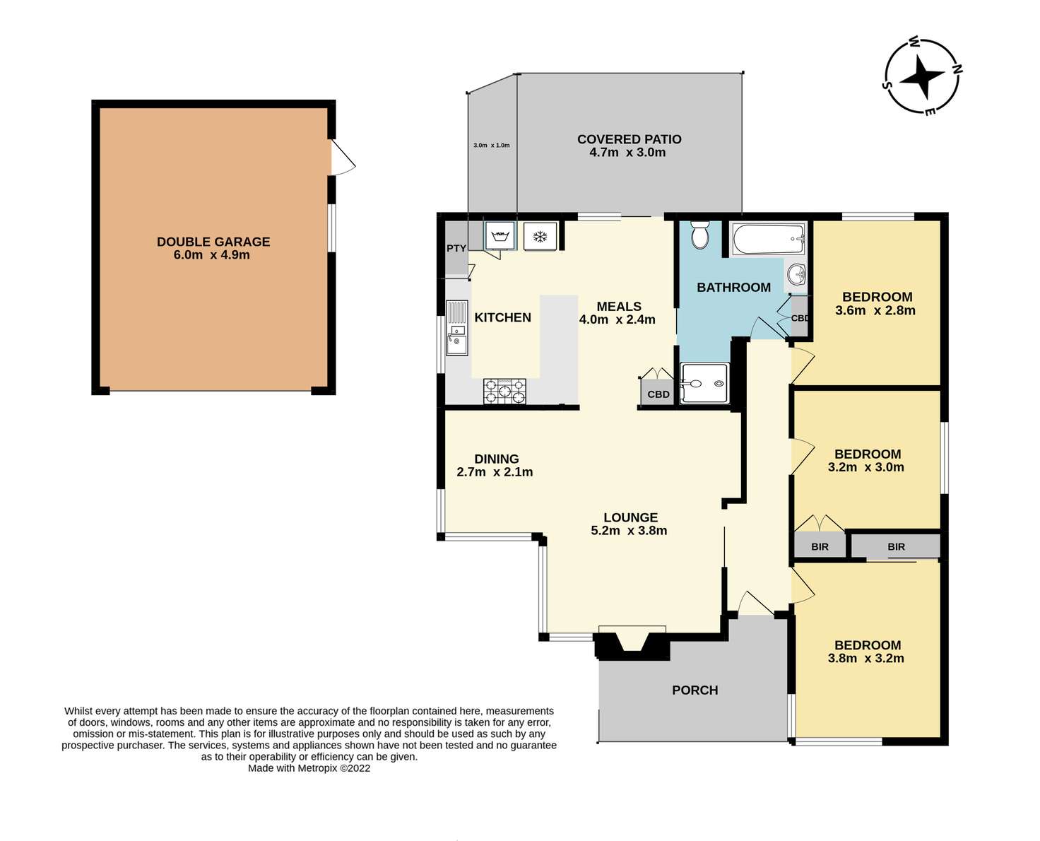 Floorplan of Homely house listing, 30 Cosier Drive, Noble Park VIC 3174