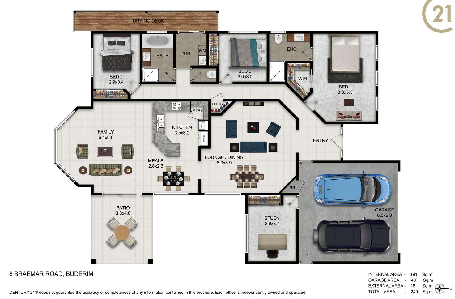 Floorplan of Homely house listing, 8 Braemar Road, Buderim QLD 4556