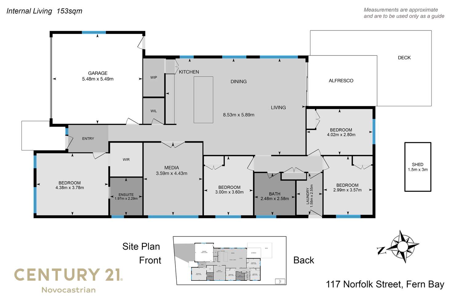 Floorplan of Homely house listing, 117 Norfolk Street, Fern Bay NSW 2295