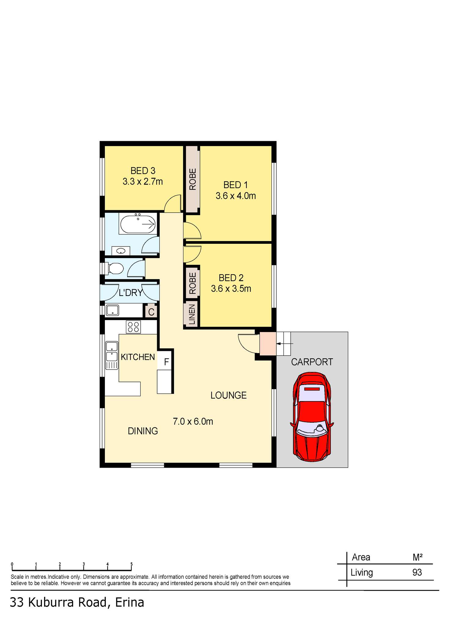 Floorplan of Homely house listing, 33 Kuburra Road, Erina NSW 2250