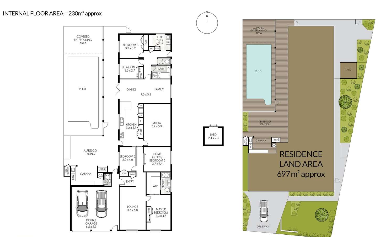 Floorplan of Homely house listing, 6 Dindima Place, Belrose NSW 2085