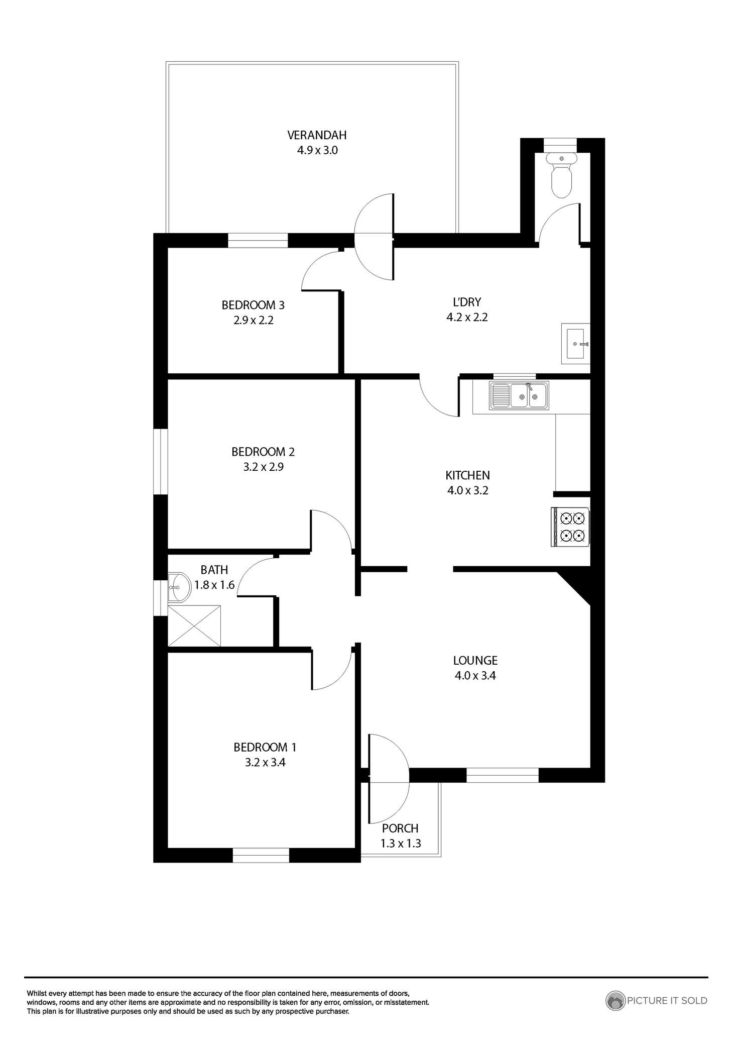 Floorplan of Homely house listing, 49 Second Avenue, Woodville Gardens SA 5012