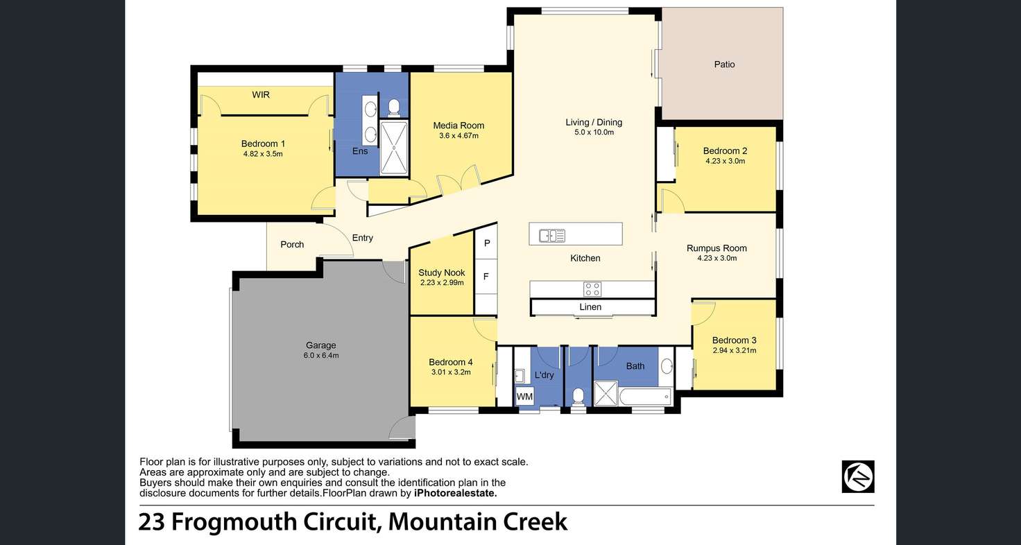 Floorplan of Homely house listing, 23 Frogmouth Circuit, Mountain Creek QLD 4557