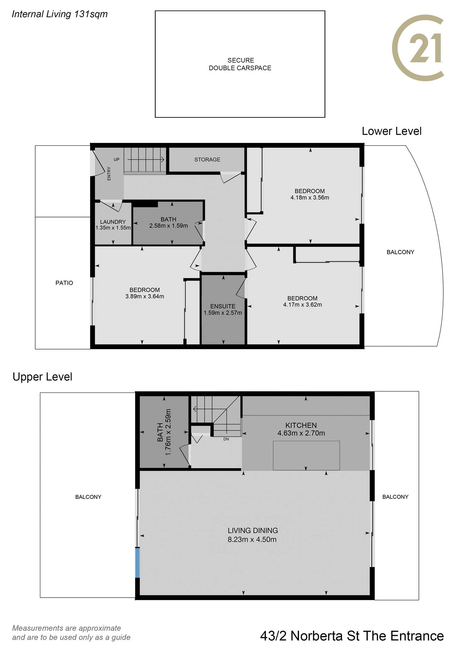 Floorplan of Homely unit listing, 43/2 Norberta Street, The Entrance NSW 2261