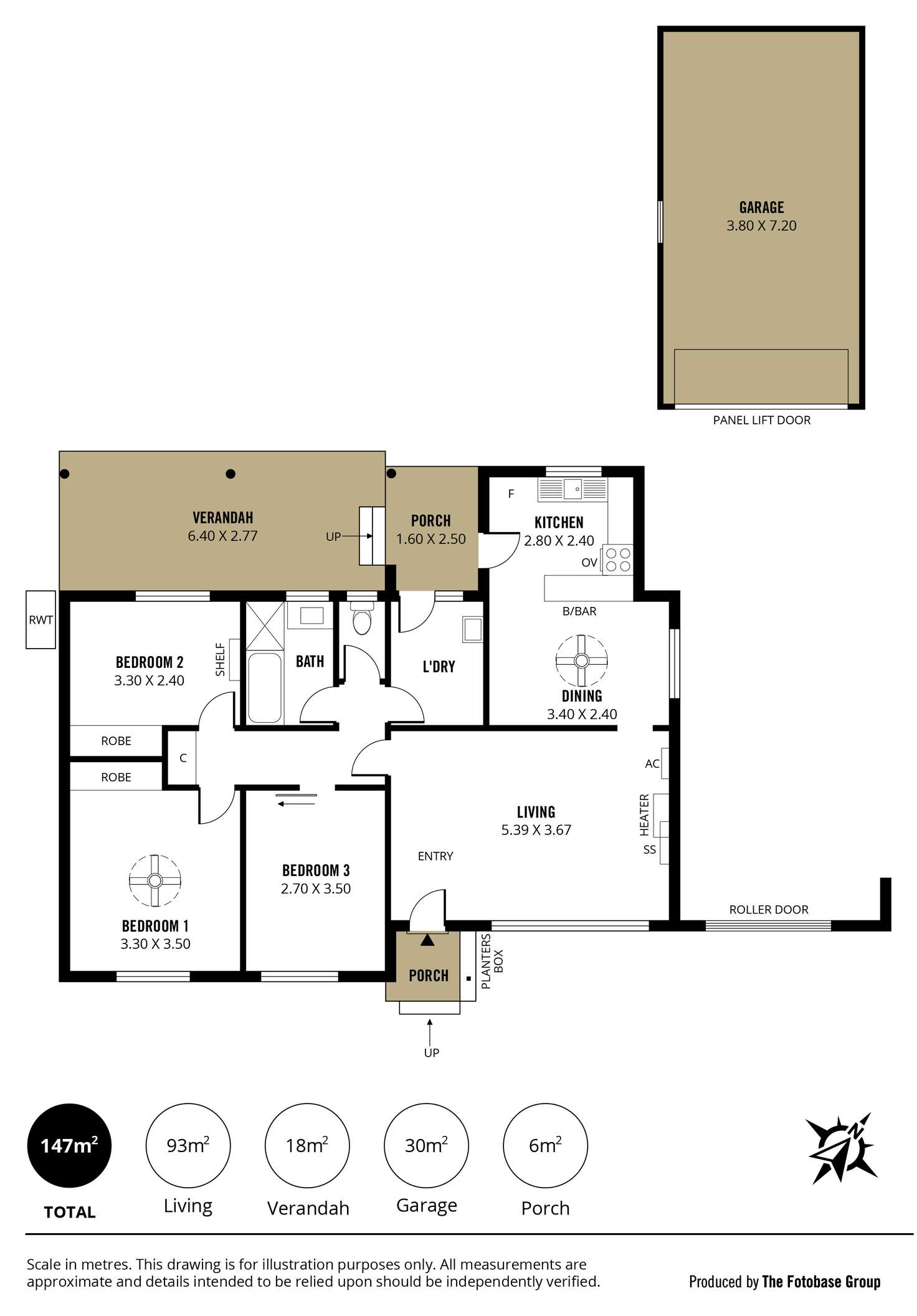 Floorplan of Homely house listing, 107 Elizabeth Road, Christie Downs SA 5164