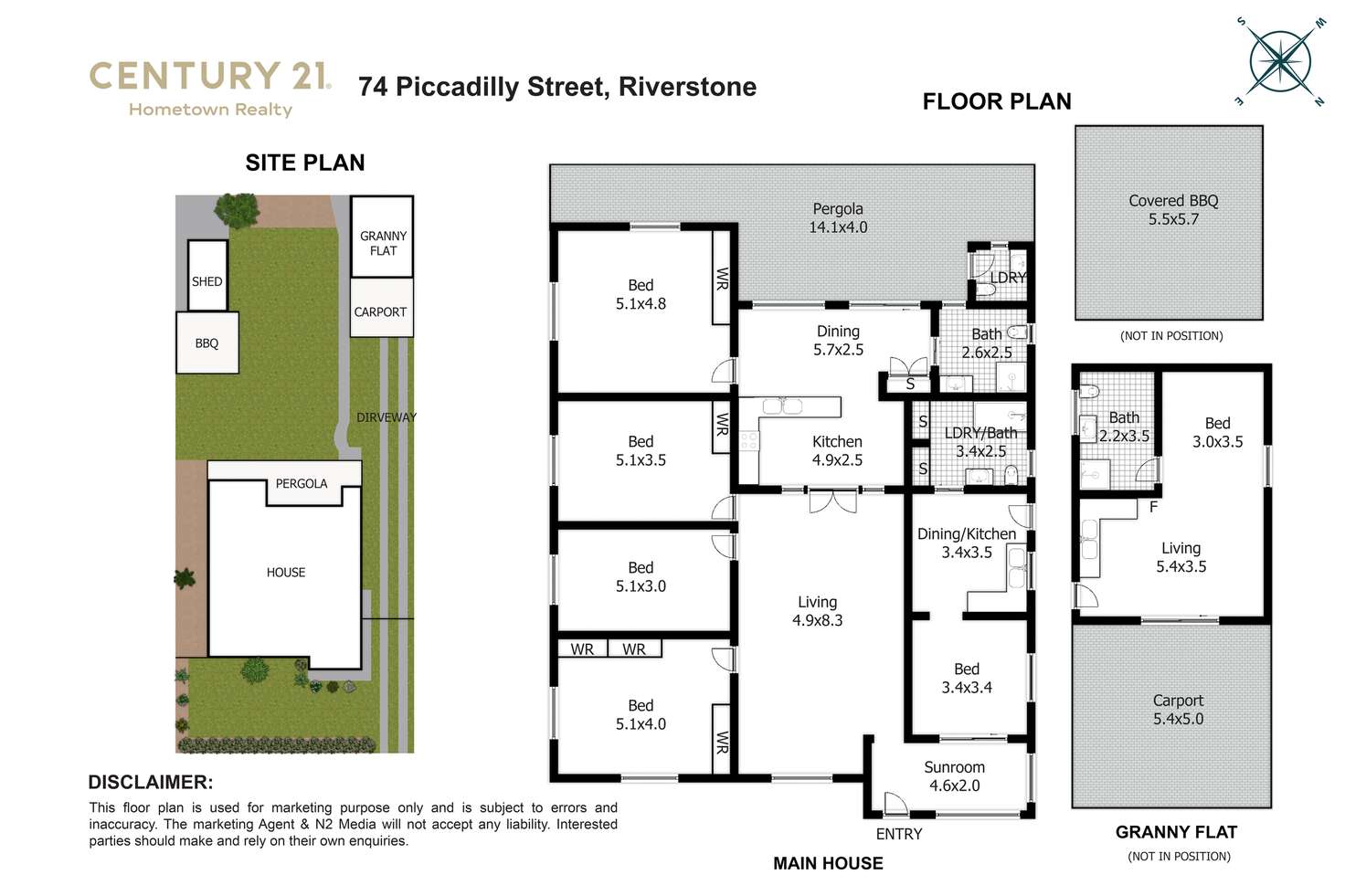 Floorplan of Homely house listing, 74 Piccadilly Street, Riverstone NSW 2765