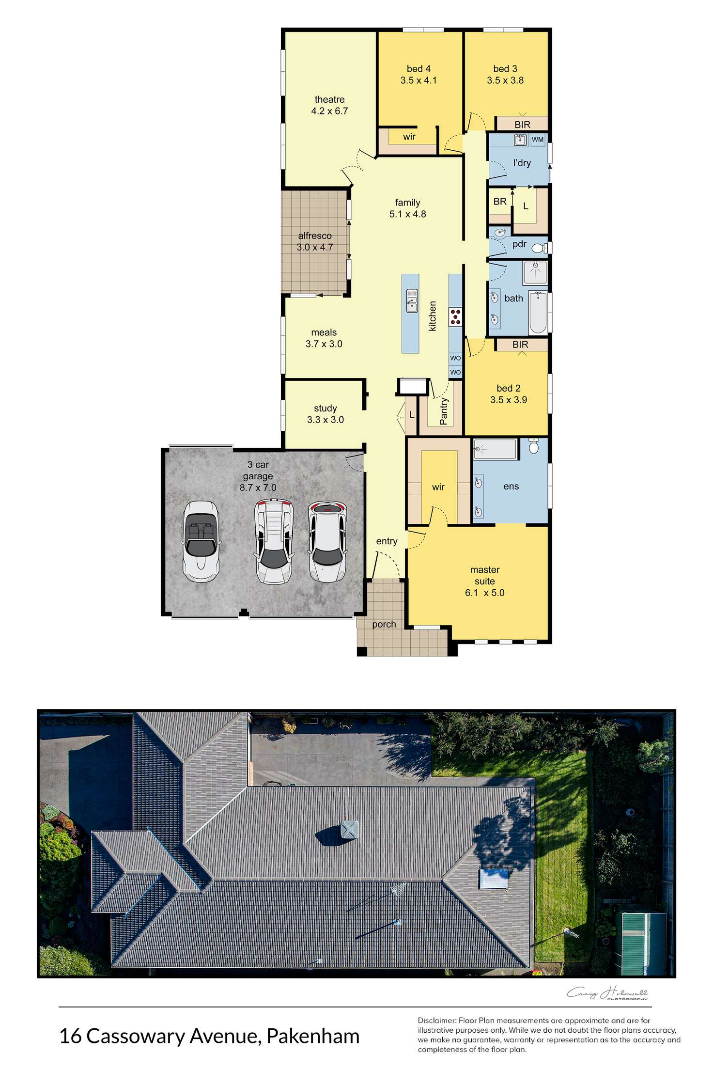 Floorplan of Homely house listing, 16 Cassowary Avenue, Pakenham VIC 3810