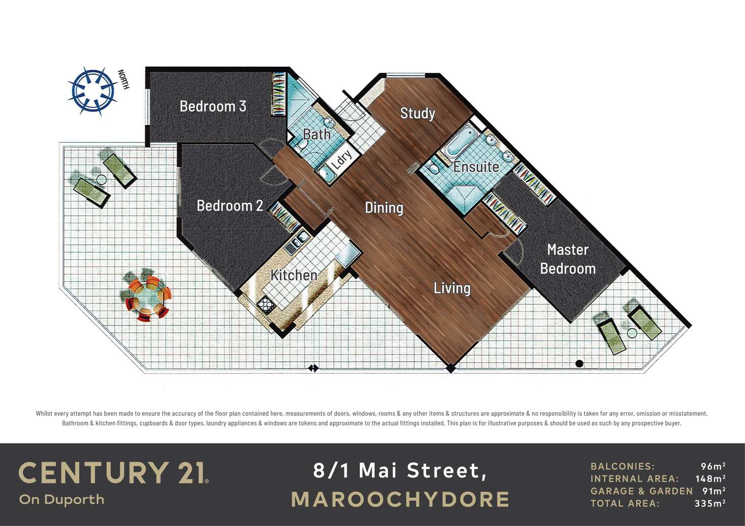 Floorplan of Homely unit listing, 8/1 Mai Street, Maroochydore QLD 4558