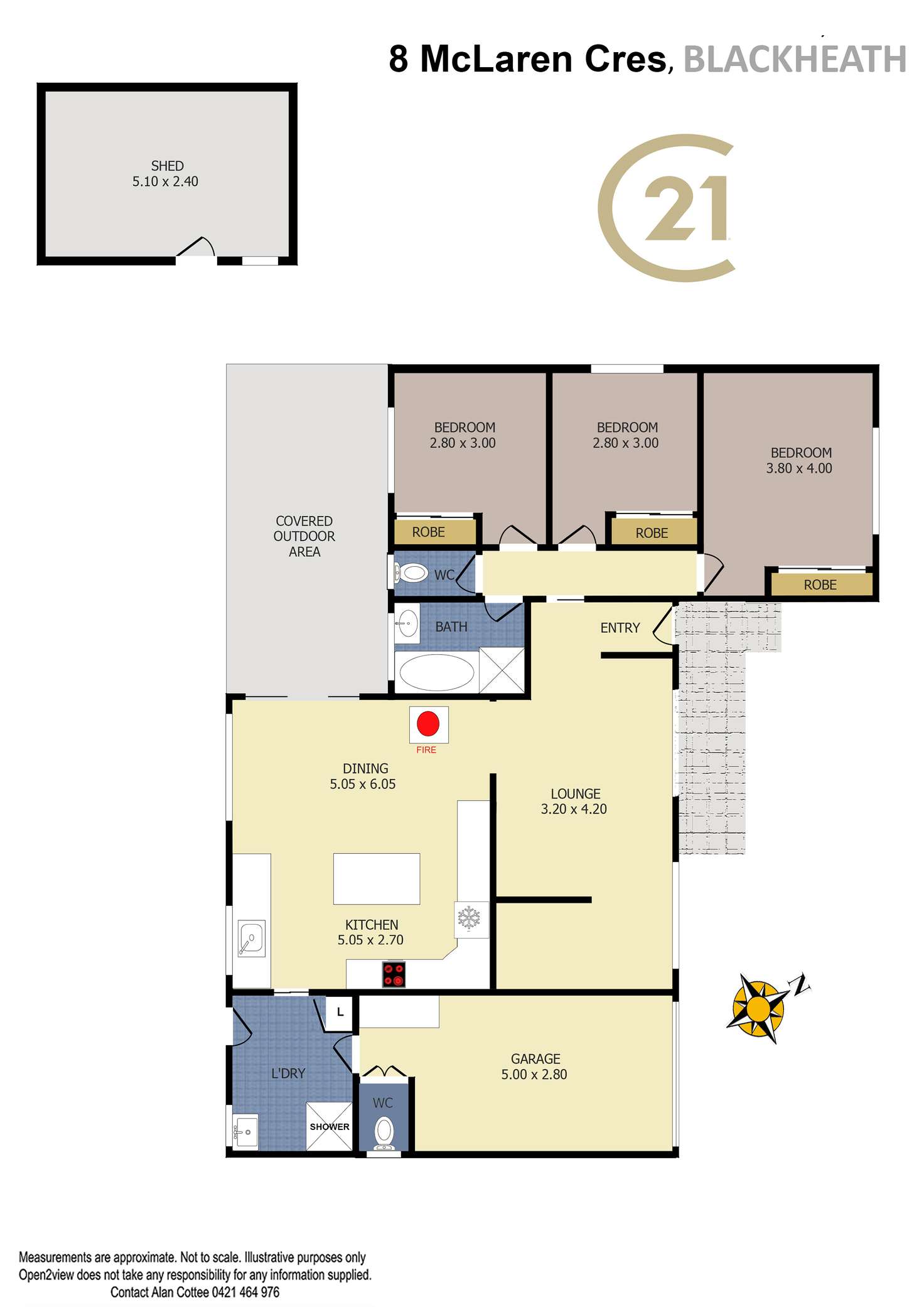 Floorplan of Homely house listing, 8 Mclaren Crescent, Blackheath NSW 2785
