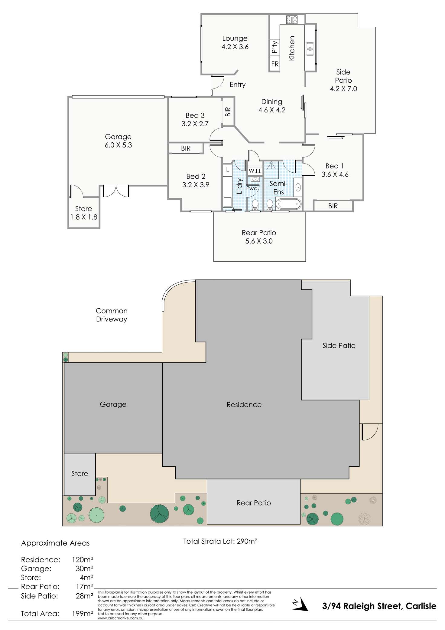 Floorplan of Homely house listing, 3/94 Raleigh Street, Carlisle WA 6101