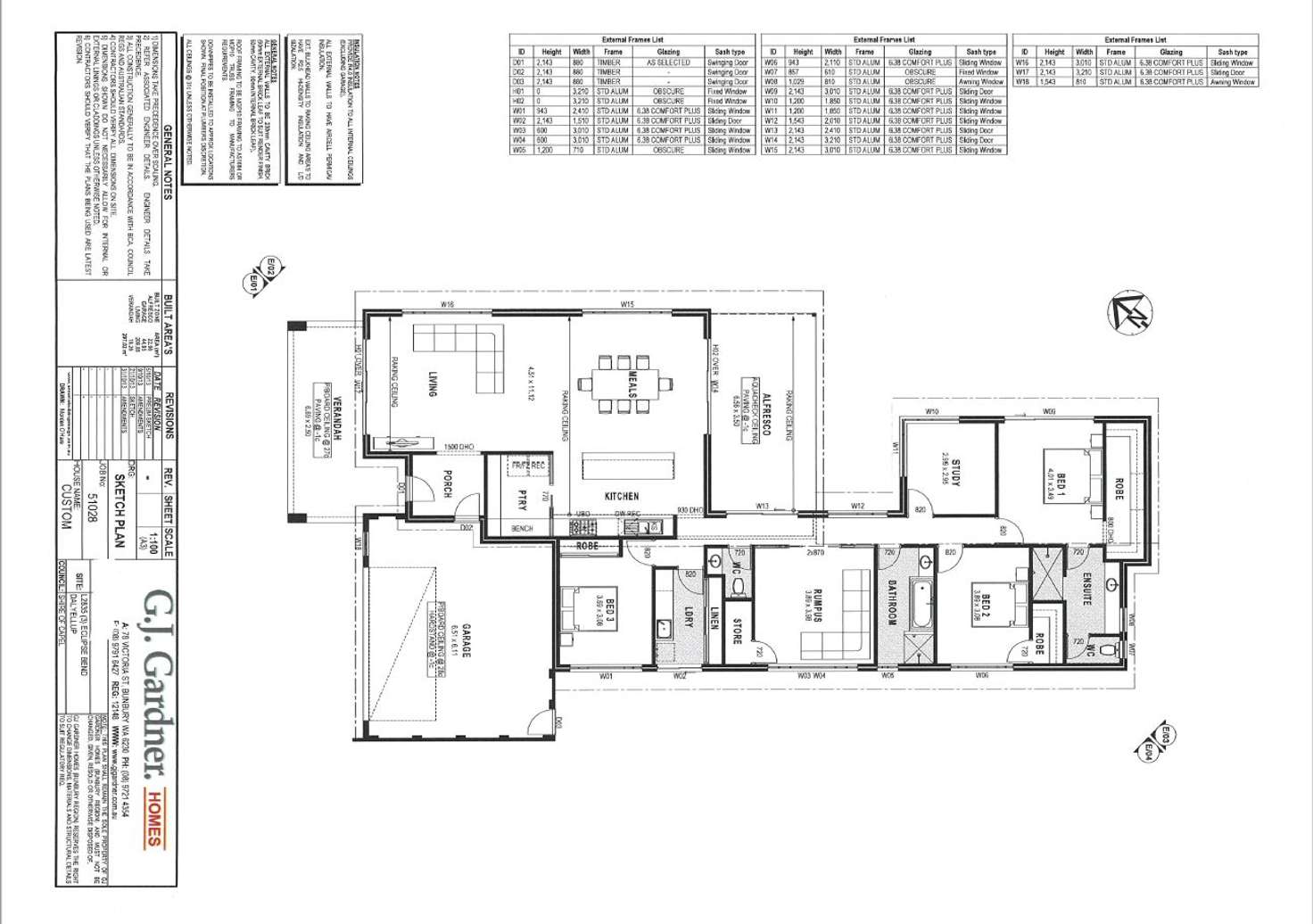 Floorplan of Homely house listing, 3 Eclipse Bend, Dalyellup WA 6230