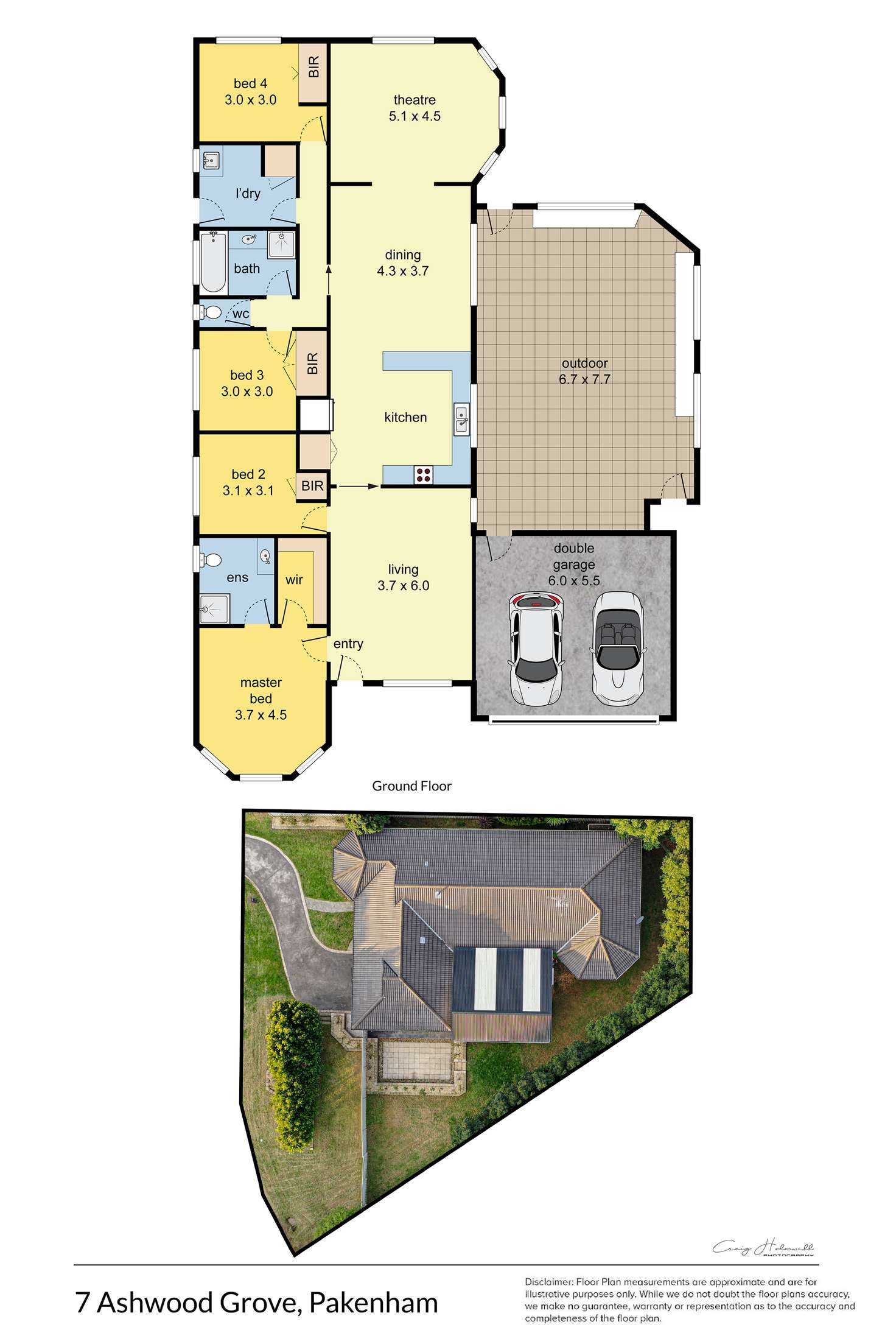 Floorplan of Homely house listing, 7 Ashwood Grove, Pakenham VIC 3810