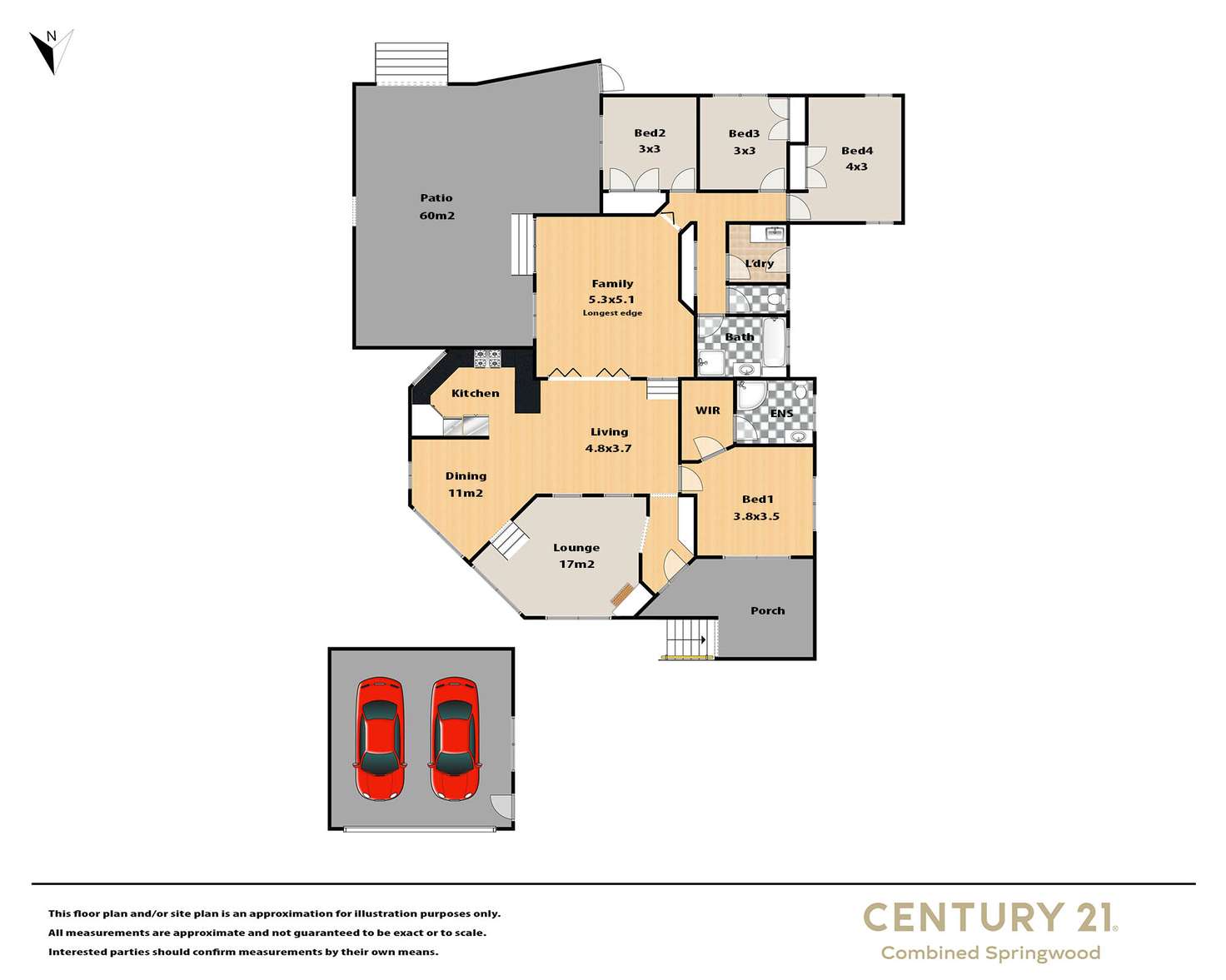 Floorplan of Homely house listing, 44 Roberts Parade, Hawkesbury Heights NSW 2777