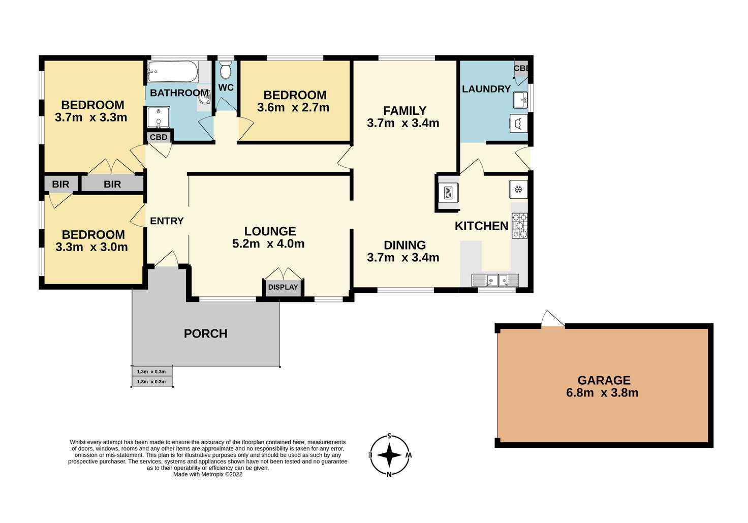 Floorplan of Homely house listing, 3 Michael Court, Noble Park VIC 3174