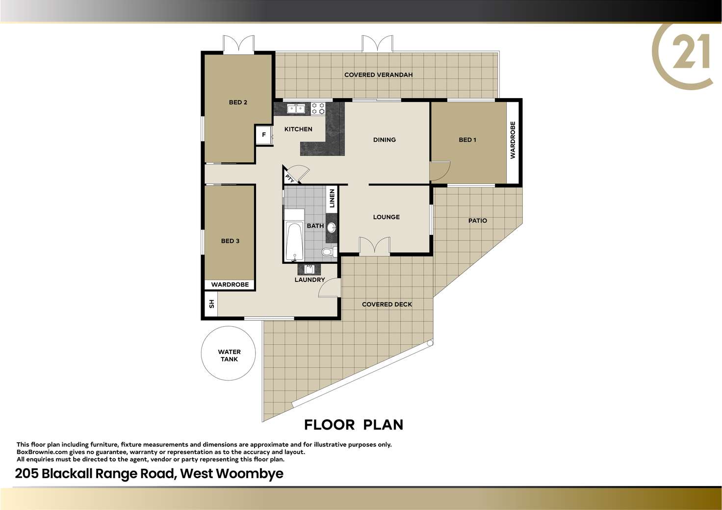 Floorplan of Homely house listing, 205 Blackall Range Road, Woombye QLD 4559