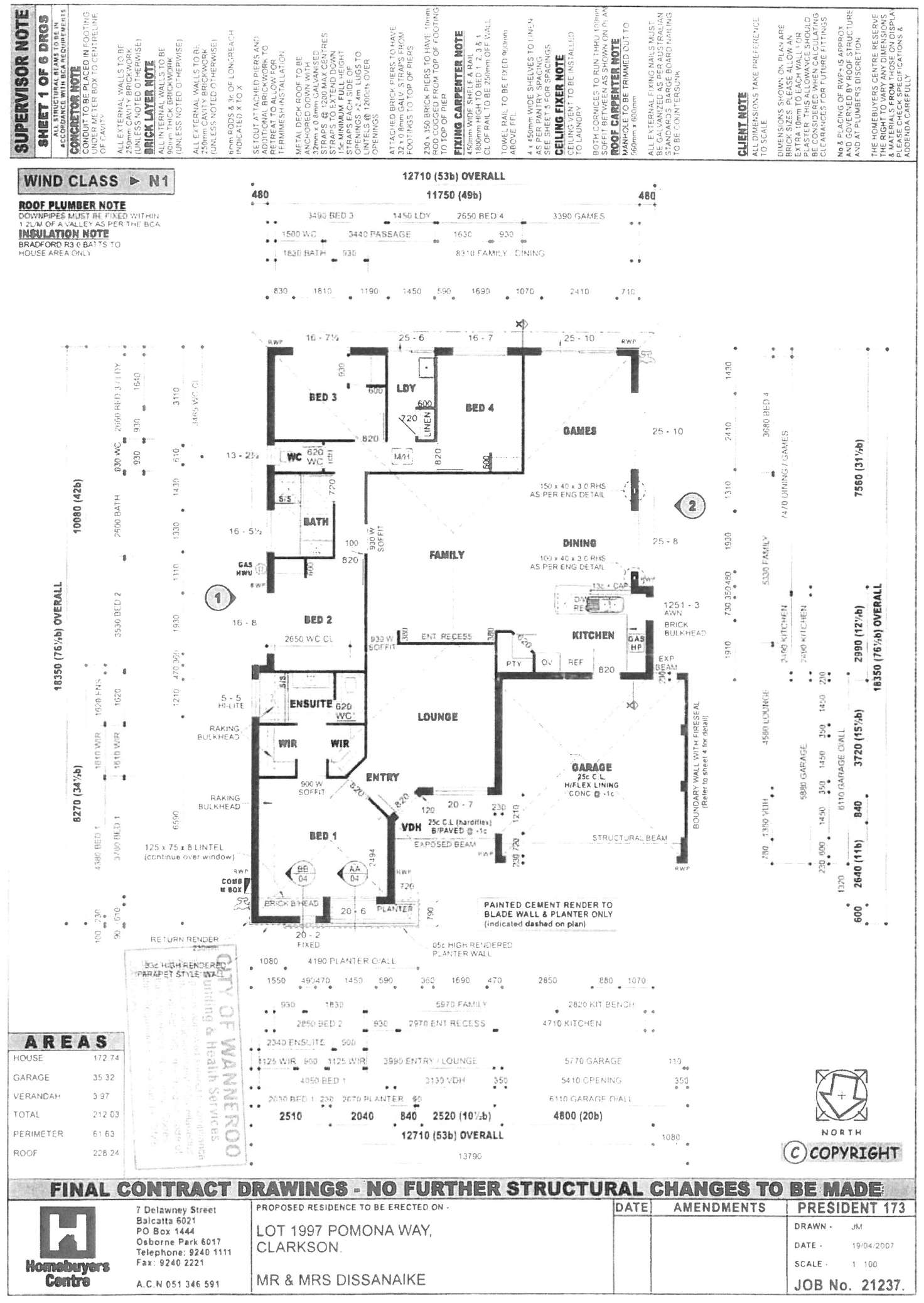 Floorplan of Homely house listing, 8 Pomona Way, Clarkson WA 6030