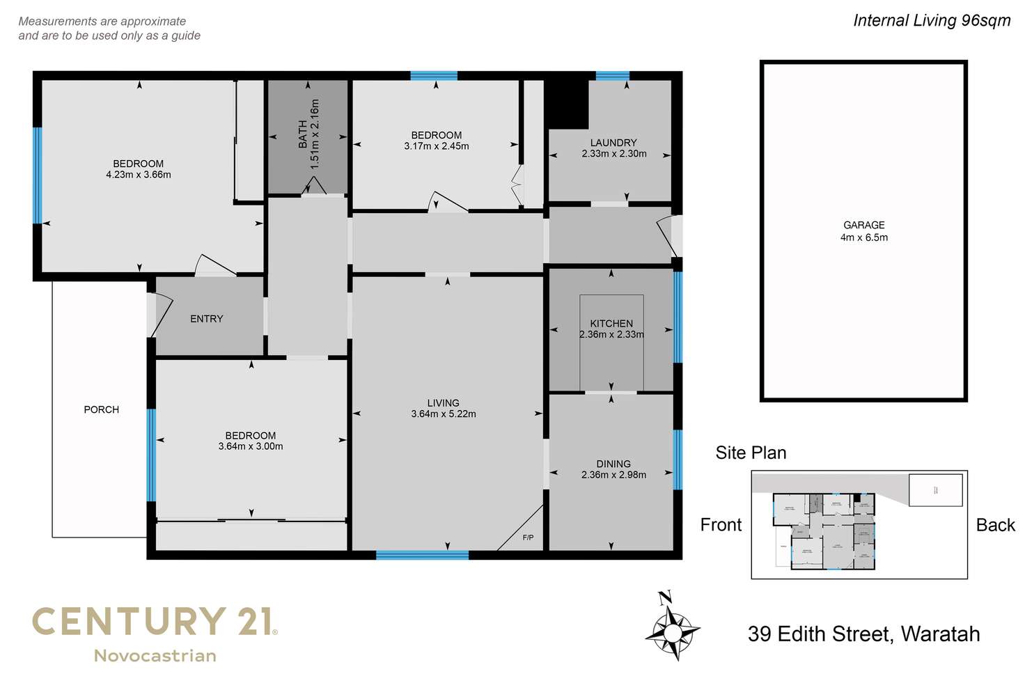 Floorplan of Homely house listing, 39 Edith Street, Waratah NSW 2298