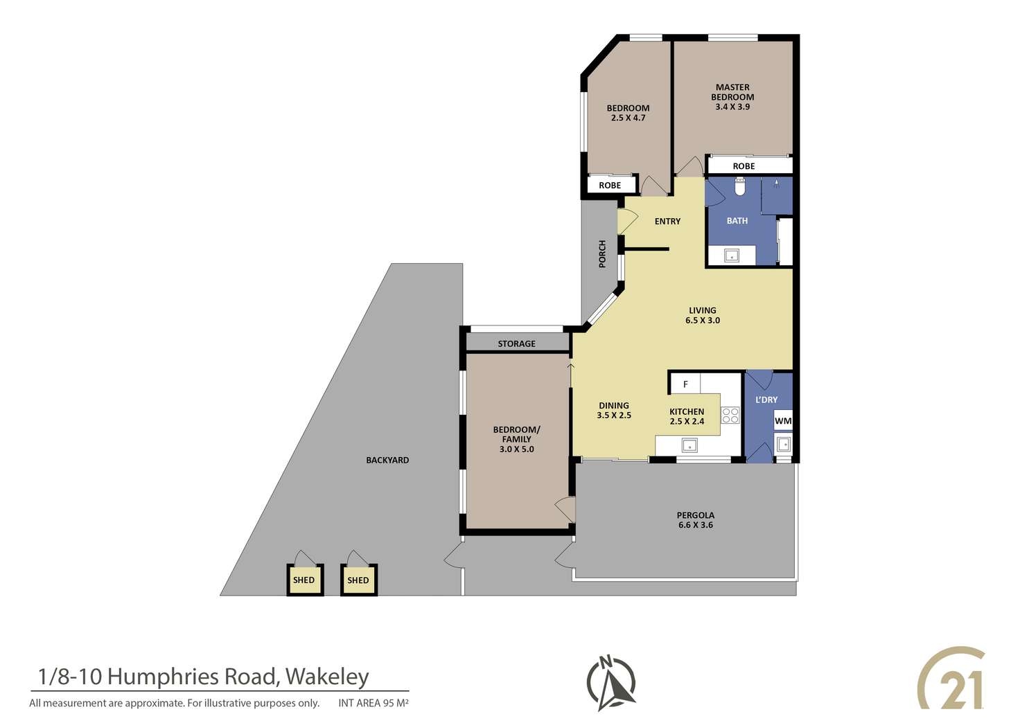 Floorplan of Homely house listing, 1/8-10 Humphries Road, Wakeley NSW 2176